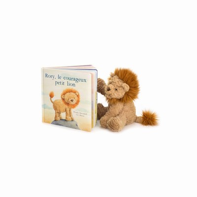 Jellycat Rory Le Courageux Petit León and Fuddlewuddle León Medium | ZJSL-14539